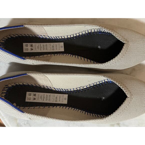 Rothy's | The Point Flats Light Gray Slip Ons | Size 10 - Picture 11 of 11